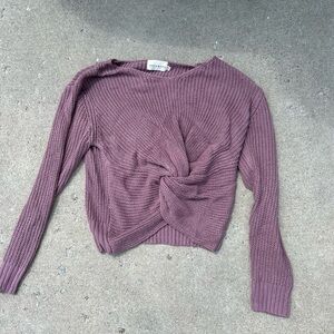 purplish sweater size small